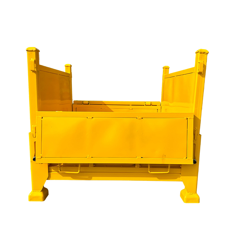 Does a folding turnover box save storage space when empty?